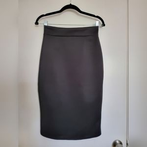 Black pencil skirt